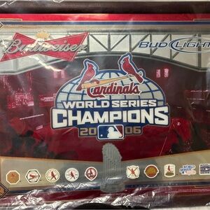 Budweiser Cardinals World Series Champions 2006 Sign